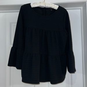 Black Jcrew swing shirt - size Medium